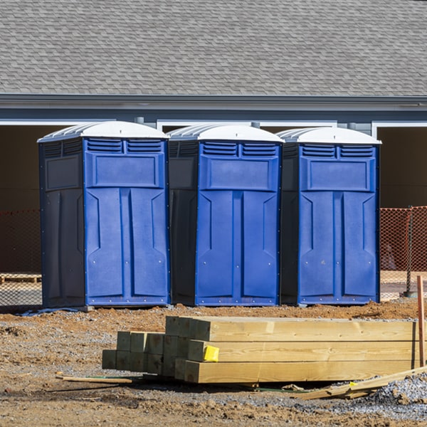 what is the expected delivery and pickup timeframe for the porta potties in Lake Medina Shores Texas